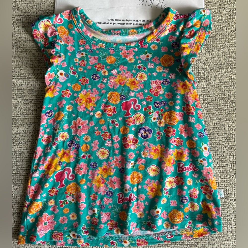 Posh Peanut Malibu Barbie Floral Tee